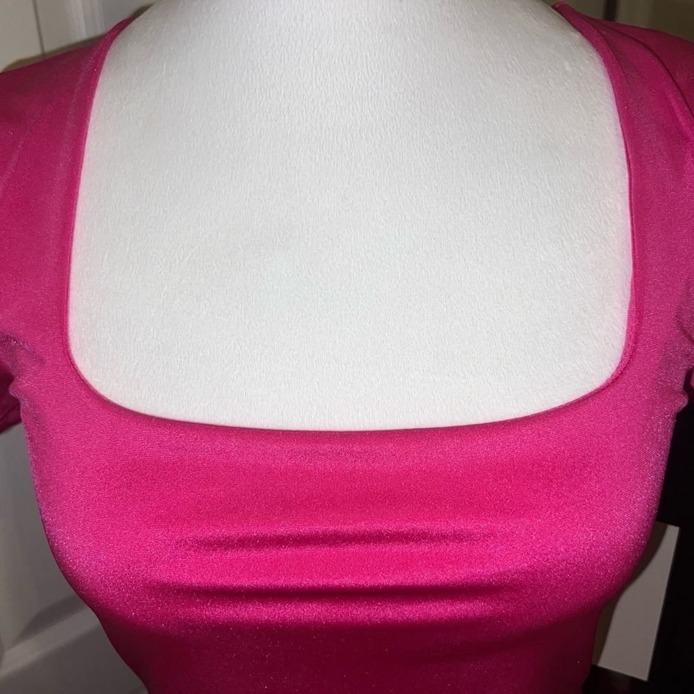 Gaze Fuchsia Midi Dress - Picture 3 of 6